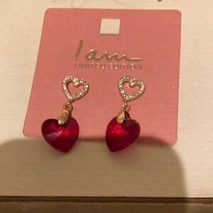 Red Heart Earrings